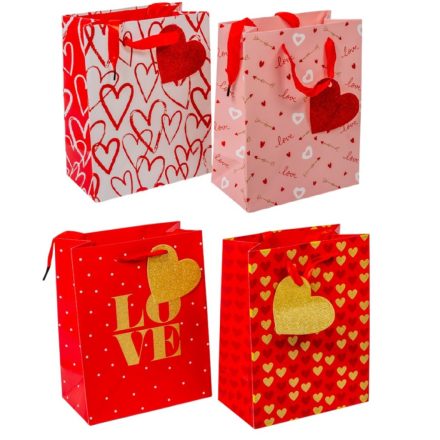 Papírtasak Valentin napi 23x18cm
