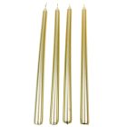 Metál szálas gyertya arany 30cm 4db/csom (db ár)