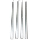 Metál szálas gyertya ezüst 30cm 4db/csom (db ár)