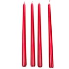 Metál szálas gyertya piros 30cm 4db/csom (db ár)