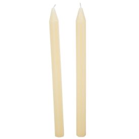 Szálas gyertya hatszög ivory 27cm 2db/csom (db ár)