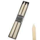 Szálas gyertya hatszög ivory 27cm 2db/csom (db ár)