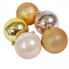 Műanyag gömb pretty mix 8cm 5db-os