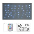 Függöny 400 LED-es show light effekt adapteres hideg 2x2m