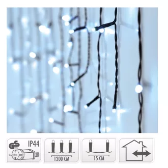 Jégcsap 360 LED-es adapterrel hideg 12m