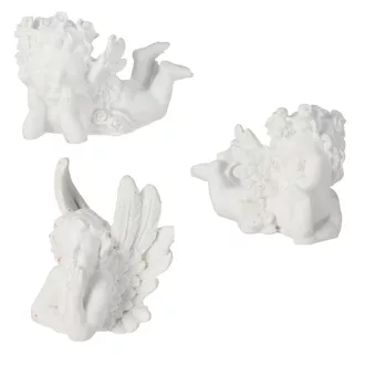 Angyal poly fehér M6cm