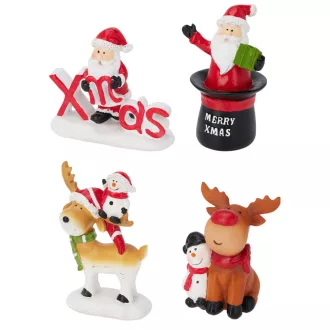 Karácsonyi figura poly M10cm