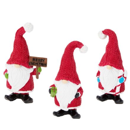 Manó piros sapis poly M12,5cm 