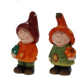 Őszi gyerek álló poly M17cm