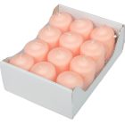 Mártott adventi gyertya 40x60 mm korall 12db/csom (db ár)