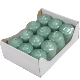 Mártott adventi gyertya 40x60 mm menta 12db/csom (db ár)