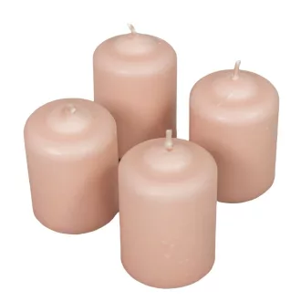   Mártott adventi gyertya 40x60 mm mogyoró 12db/csom (db ár)