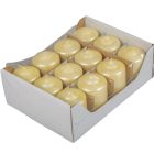 Metál adventi gyertya 40x60 mm krém 12db/csom (db ár)