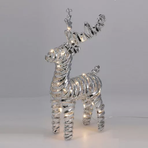 Szarvas 25 LED-es elemes (elem nélkül) 34cm