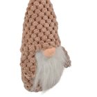 Törpe horgolt sapis textil akasztós 17cm