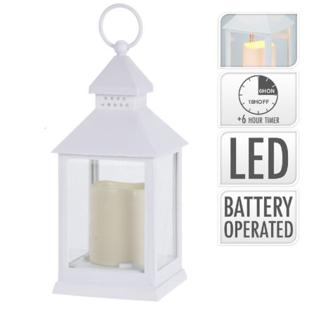 Lámpás fehér LED-es elemes (elem nélkül) M23cm