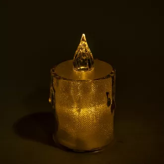 Gyertya LED-es elemes M8cm