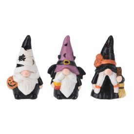 Manó halloween tökkel poly. M11cm