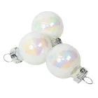 Üveg gömb átlátszó 2,5cm 24db-os