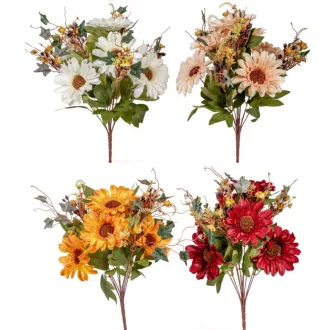 Gerbera csokor 6v. mix 47cm 30db/#