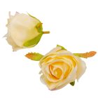 Rózsa virágfej krém D6cm 36db/csom