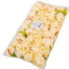 Rózsa virágfej krém D6cm 36db/csom