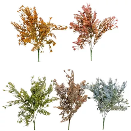 Díszítő bokor 5ágú mix M40cm 48db/#