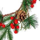 Bogyós, tobozos ajtódísz D36 cm