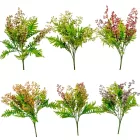 Bogyós díszítő 5ágú mix M34cm