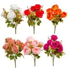 Rózsa csokor 6v. mix M44cm 75db/#