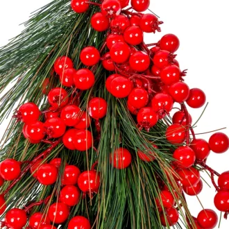 Bogyós fenyő dísz akasztós 50cm