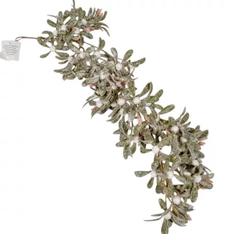 Glitteres, bogyós fagyöngy futó 60cm