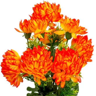 Krizantém csokor 9v. mix M45cm 24db/#