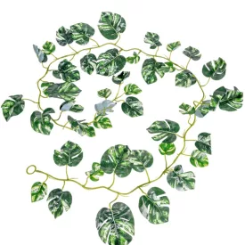 Monstera leveles girland 185cm