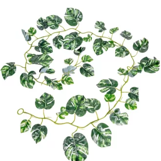 Monstera leveles girland 185cm
