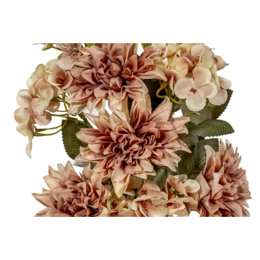 Dália, hortenzia féloldalas csokor mix 10v. M46cm 8db#