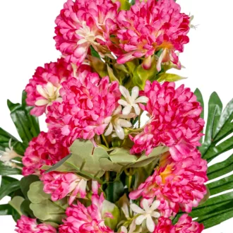 Krizantém csokor féloldalas 12v. mix M50cm