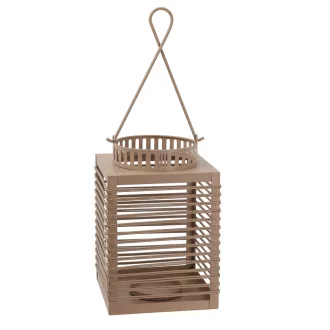 Lámpás fém taupe M24cm