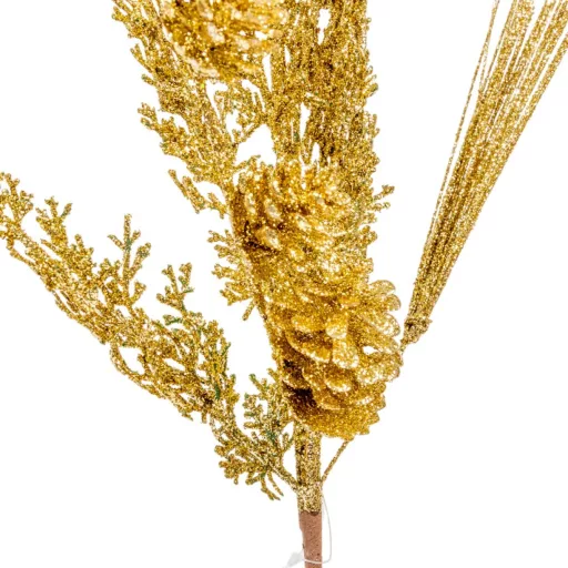 Glitteres ág arany M68cm