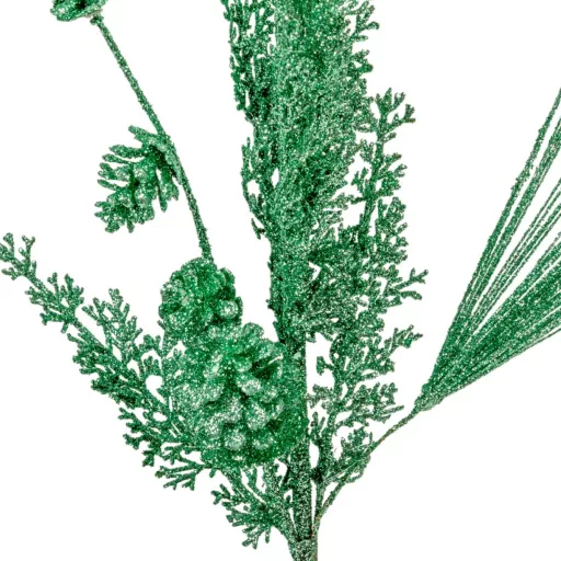 Glitteres ág zöld M68cm
