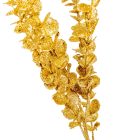 Glitteres eukaliptusz ág arany M83cm