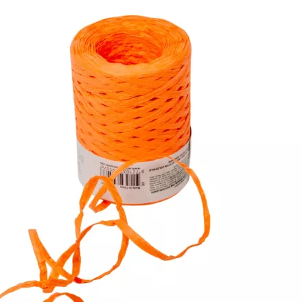 Kötöző szalag natúr narancs 5mmx200m