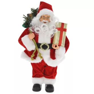 Mikulás álló textil M30cm