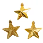 Csillang műa. arany 6,5cm 8db-os