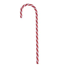 Cukorpálca műa. piros-fehér 30cm