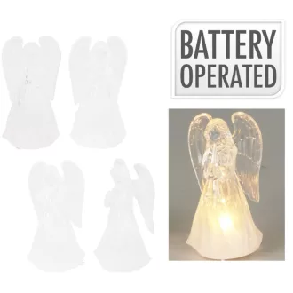 Angyal LED-es műa. M11cm 