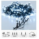 Fényfüzér 120 LED-es adapteres hideg 9m