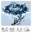 Fényfüzér 180 LED-es adapteres hideg 13,5m