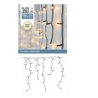 Jégcsap 360 LED-es adapterrel meleg 12m