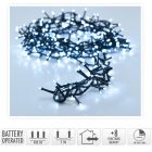 Sűrű fényfüzér 200 LED-es időzítős programos elemes (elem nélkül) hideg 4m